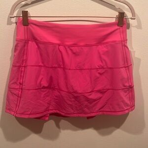Lululemon pace rival MR skirt *long size 6 sonic pink